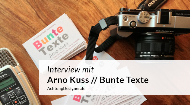 Von der Wertpapierbank zum eigenen Designbusiness – Arno Kuss im Interview | Achtung Designer Interview – Foto Arno Kuss