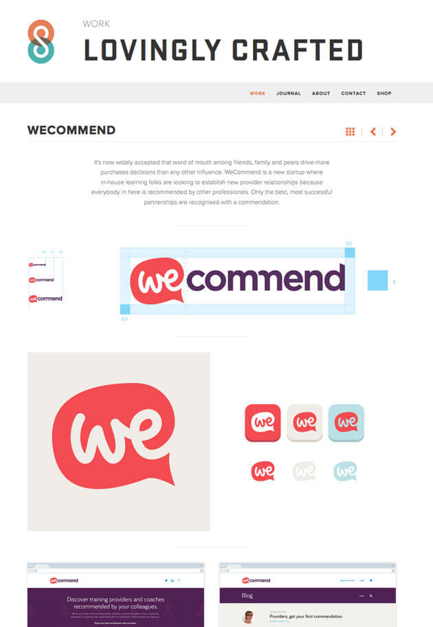 Designer-Portfolio - Screenshot Supereight Studio