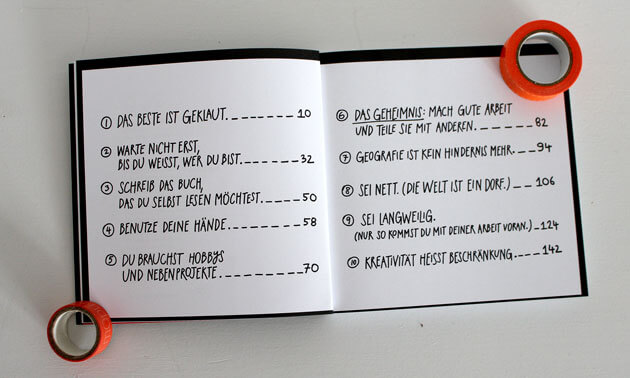 Steal like an Artist – Inhaltsverzeichnis Buchvorstellung