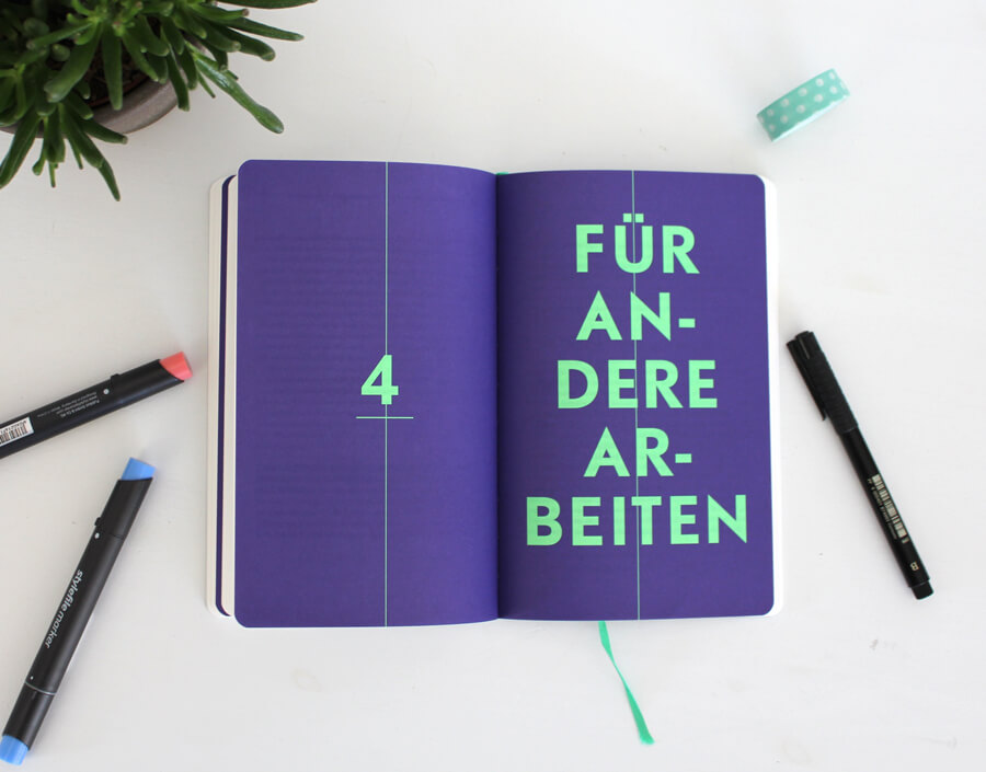 Buchvorstellung "Kreativität aushalten: Psychologie für Designer" von Frank Berzbach | Achtung Designer Kreativität aushalten: Psychologie für Designer / Das Layout ist schön und hochwertig © Gudrun Wegener