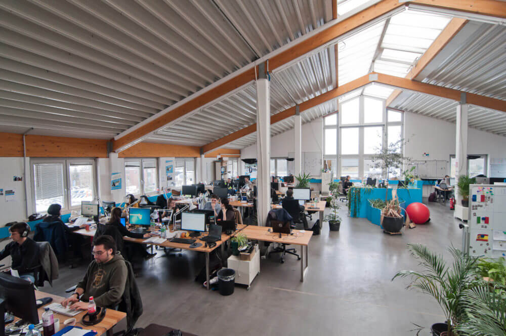 Ein Blick in das Jimdo-Office / Quelle: jimdo.com