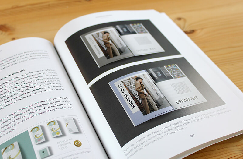 Im Buch "Stile & Looks - Designideen für Print und Web" findest du viele tolle Inspirationen und Beispiele © Gudrun Wegener