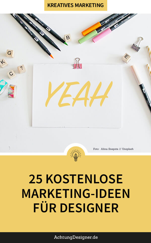 kostenlose marketing ideen fuer designer