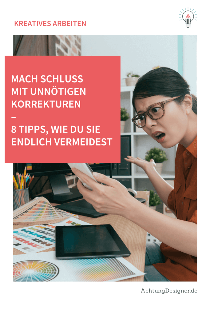 unnoetige Korrekturschleifen vermeiden hoch G