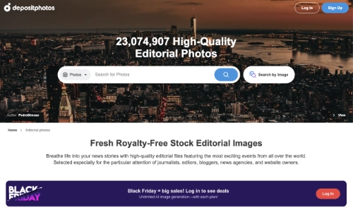 depositphoto screenshot